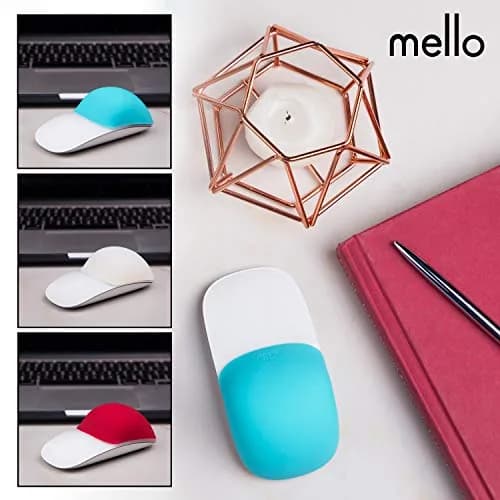 ELEMENTING Mello Silicone Cushion for Apple Magic Mouse 1 & 2 | Comfortable, Durable & Stylish (One Size, Tuxedo Black) thumbnail 9