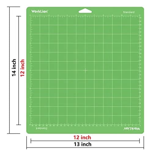 WORKLION 12x12 Standard Cutting Mat (3 Pack) Compatible with Explore, Air, Maker | Green PVC thumbnail 4