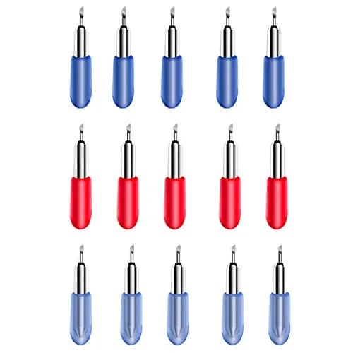 Mekote 15-Piece Replacement Cutting Blades Set | 30°/45°/60° Fine Point Blades for Joy & Joy Xtra Machines thumbnail 1