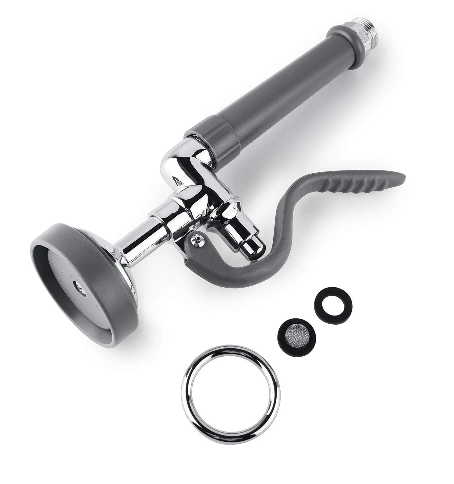 BESTJEEF Commercial Sink Sprayer Head 1.42 GPM Chrome Finish | Restaurant Kitchen Faucet Part