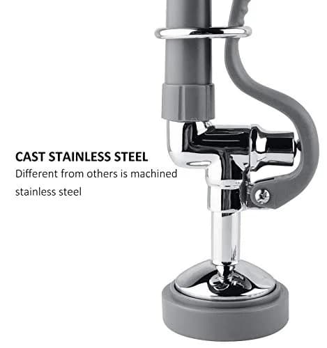 BESTJEEF Commercial Sink Sprayer Head 1.42 GPM Chrome Finish | Restaurant Kitchen Faucet Part thumbnail 5