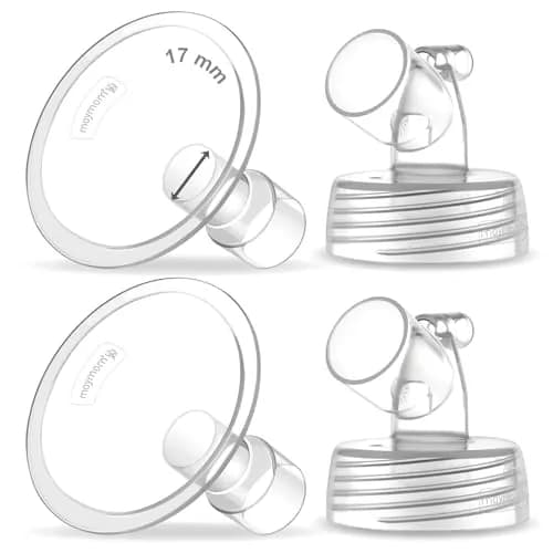 Maymom 17mm Wide Neck Pump Parts for Spectra S1/S2 Pumps | BPA-Free Plastic thumbnail 1