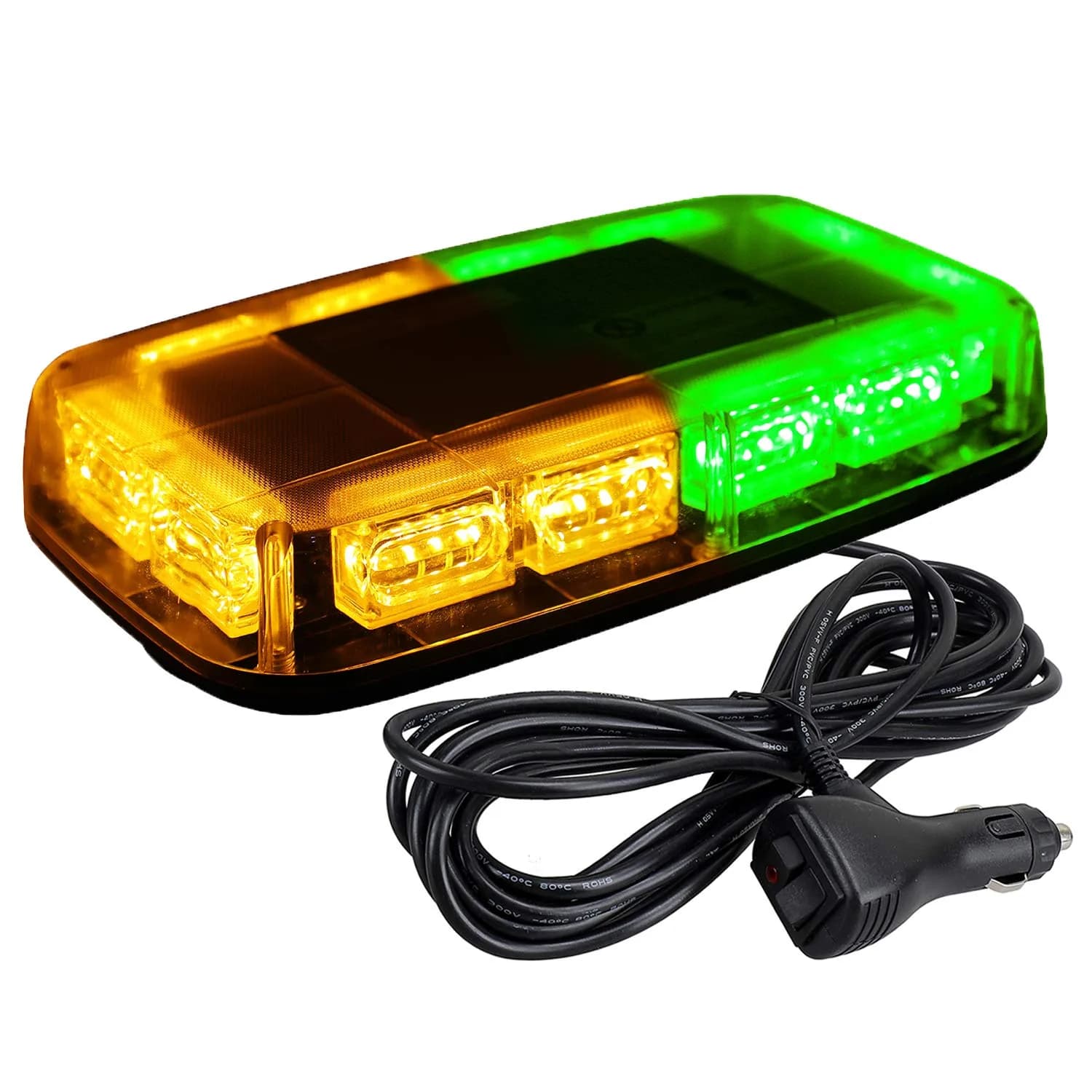 ASPL 48LED Roof Top Strobe Lights with Magnetic Base | Waterproof Emergency Warning Light for Vehicles