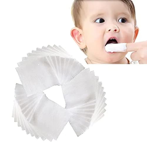 Serlife Baby Toothbrush Soft Gauze Infant Finger Clean Oral Toothbrush | Gentle, Hygienic Baby Mouth Care thumbnail 1