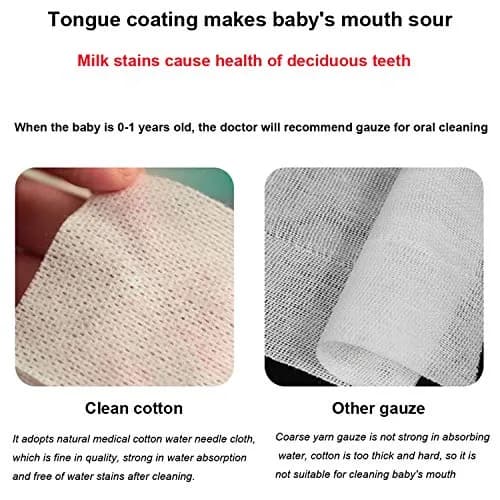 Serlife Baby Toothbrush Soft Gauze Infant Finger Clean Oral Toothbrush | Gentle, Hygienic Baby Mouth Care thumbnail 4
