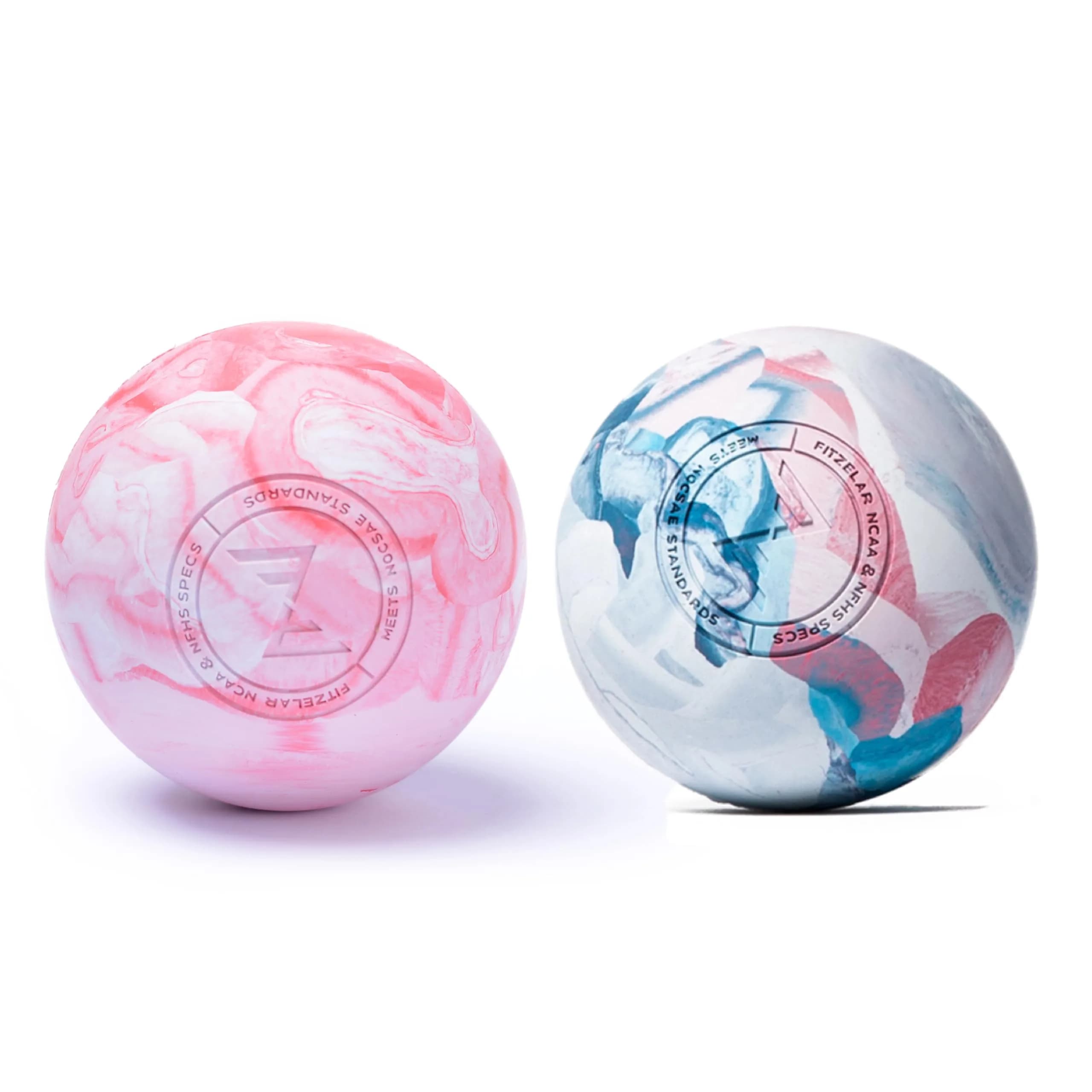 FITZELAR 2-Pack Massage Lacrosse Balls 6.3 cm (2.5 inch) | Myofascial Release & Deep Tissue - main product image