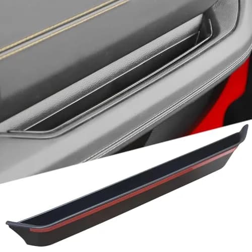 YOCTM Interior Organizer 3-Pack for Jeep Wrangler JL JT Gladiator 2024-2026 | Passenger Grab Tray, Shifter Side Tray, Armrest Storage Box thumbnail 4