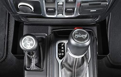 YOCTM Interior Organizer 3-Pack for Jeep Wrangler JL JT Gladiator 2024-2026 | Passenger Grab Tray, Shifter Side Tray, Armrest Storage Box thumbnail 9