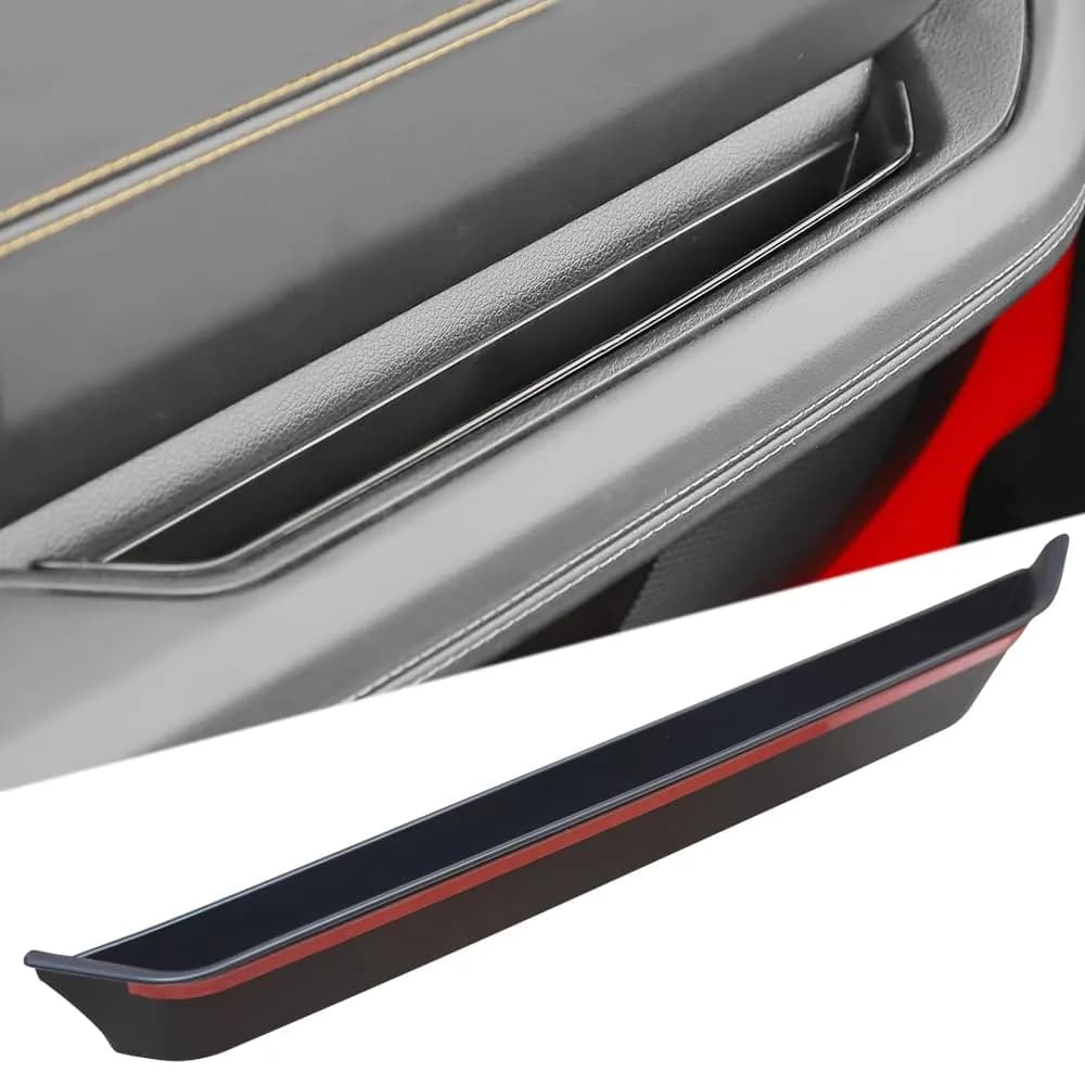 YOCTM Interior Organizer 3-Pack for Jeep Wrangler JL JT Gladiator 2024-2026 | Passenger Grab Tray, Shifter Side Tray, Armrest Storage Box - view 4