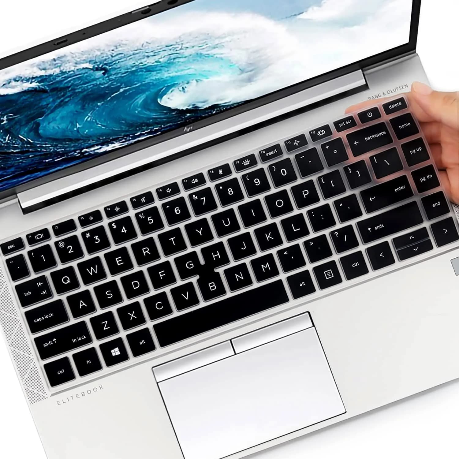 MUBUY-GOL Keyboard Cover for HP EliteBook 840 845 G7 G8 14 inch Laptop Notebook PC Accessories | Durable Silicone Skin - main product image