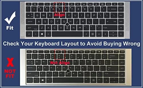 MUBUY-GOL Keyboard Cover for HP EliteBook 840 845 G7 G8 14 inch Laptop Notebook PC Accessories | Durable Silicone Skin thumbnail 2