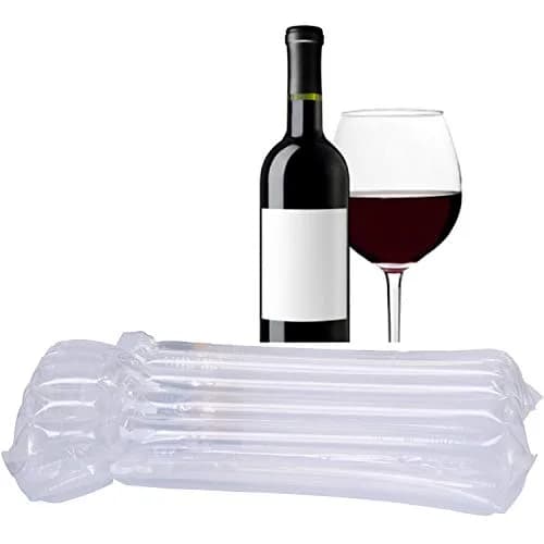 AKLVBL Wine Bottle Protector Bags 10 Pack Bubble Cushion Wrap | Protects Glass Bottles During Travel & Shipping thumbnail 1