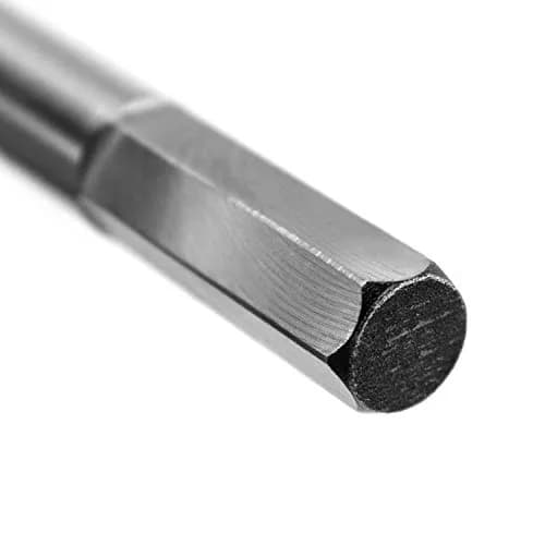QWORK 12mm x 300mm Wood Auger Drill Bit | 12mm (0.5 inch) Diameter, 300mm (12 inch) Length, Hex Shank thumbnail 4