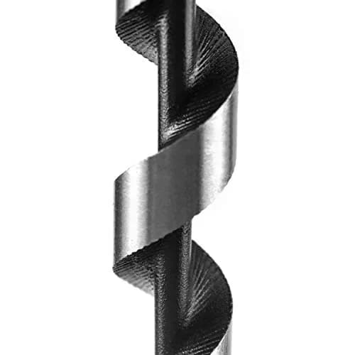 QWORK 12mm x 300mm Wood Auger Drill Bit | 12mm (0.5 inch) Diameter, 300mm (12 inch) Length, Hex Shank thumbnail 3