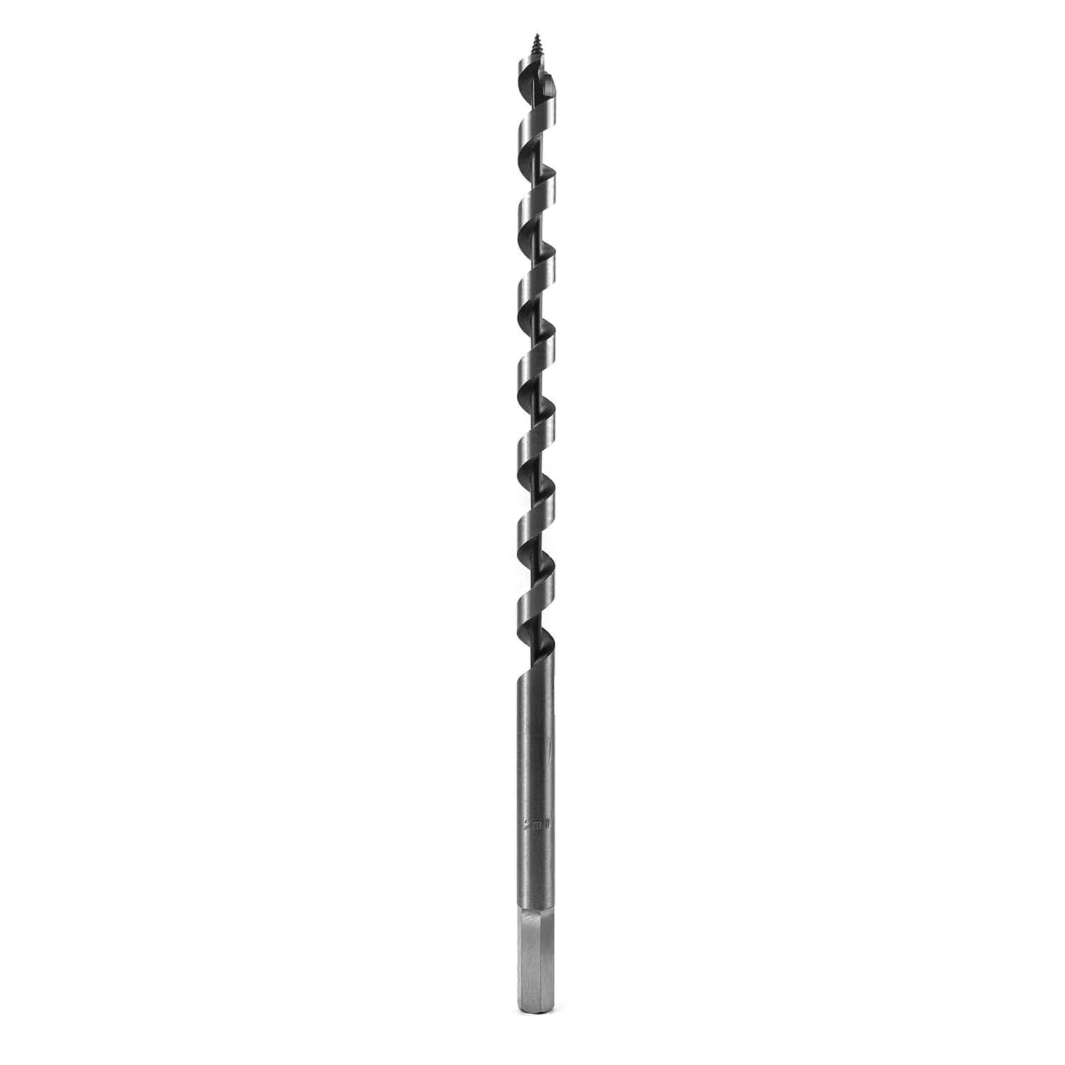 QWORK 5/8 Inch Auger Drill Bit for Wood, 12 Inch Length, 3/8-Inch Hex Shank | Precision Drilling for Soft & Hardwood