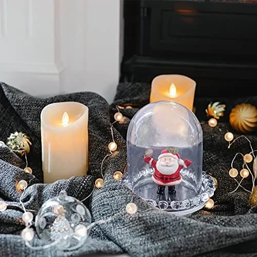 Wehous Cloche Bell Jar Display Dome Resin Mold with Base Dice Cup | Elegant Jewelry & Craft Showcase (120 chars) thumbnail 2