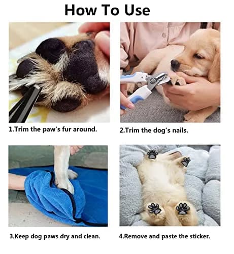 Aqumax Anti-Slip Pads for Dogs | Traction & Stability on Hardwood Floors (XXL-6.5cm x 6cm) thumbnail 3