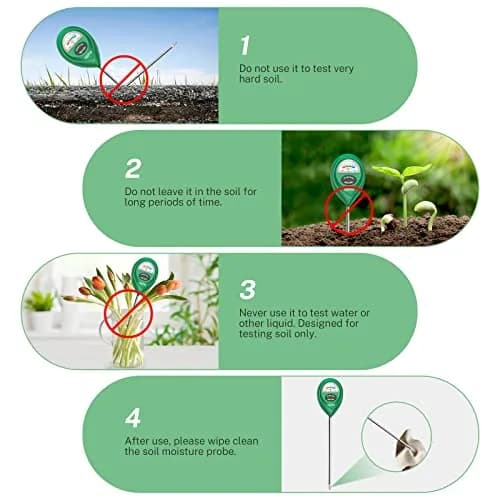 apine Soil Moisture Meter for Indoor/Outdoor Plants | Green, 26 cm (10.24 in) Probe thumbnail 4
