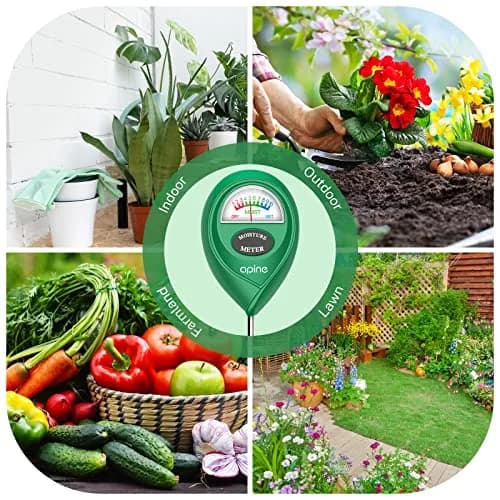 apine Soil Moisture Meter for Indoor/Outdoor Plants | Green, 26 cm (10.24 in) Probe thumbnail 6