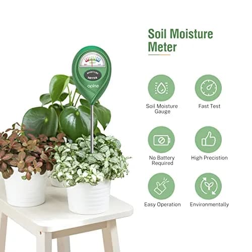 apine Soil Moisture Meter for Indoor/Outdoor Plants | Green, 26 cm (10.24 in) Probe thumbnail 3
