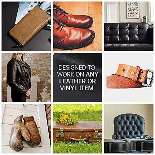 Cindy's Tape Black Leather Repair Patch Kit 10.16cm x 152.4cm (4 x 60 inch) | Waterproof Self-Adhesive Vinyl & Leather Repair Tape thumbnail 5