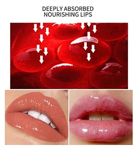 MAEPEOR Glitter Glossy Plumping Lipgloss 02#Peachy Pink 15ml (0.5 Fl Oz) | Natural Lip Color with High Shine thumbnail 5