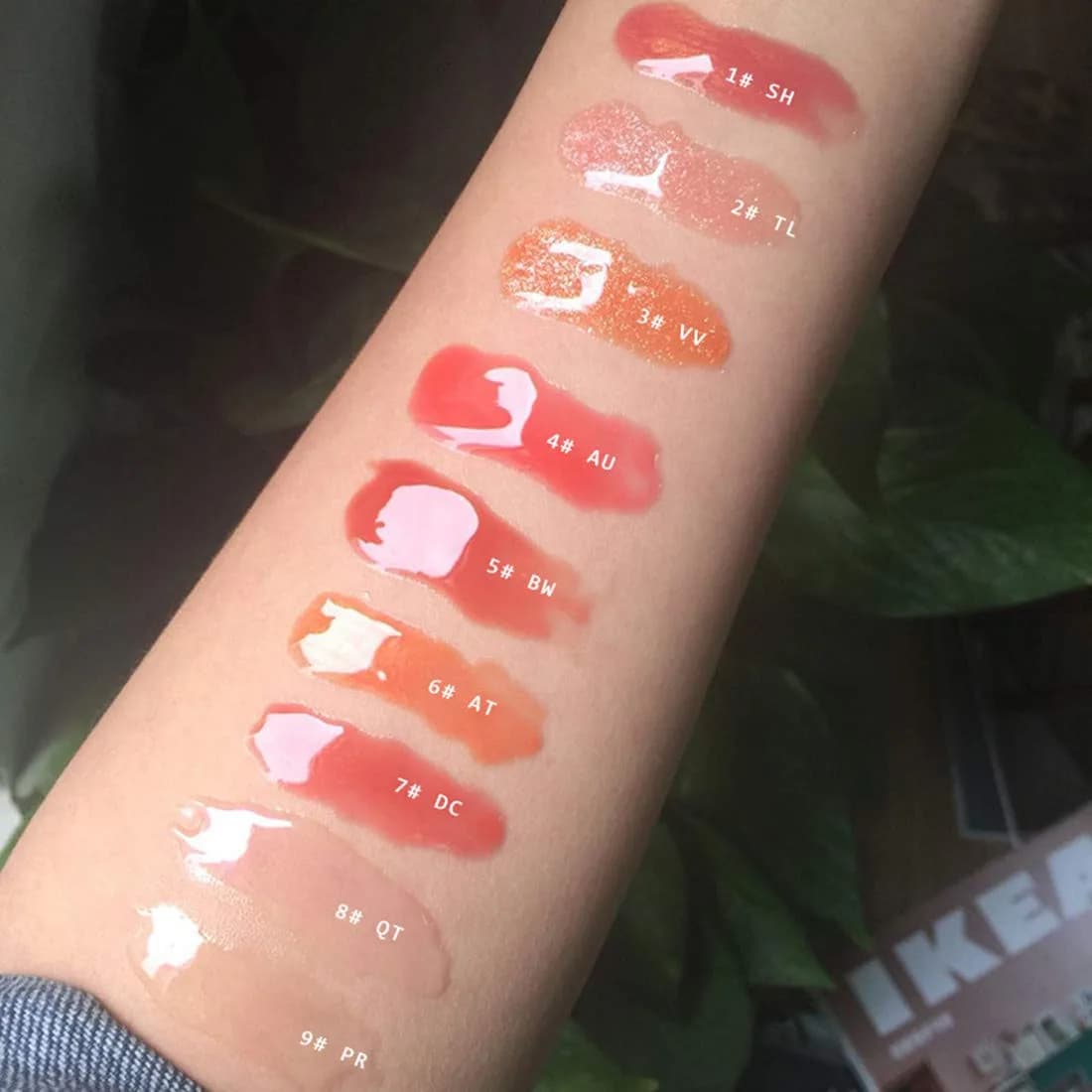MAEPEOR Glitter Glossy Plumping Lipgloss 02#Peachy Pink 15ml (0.5 Fl Oz) | Natural Lip Color with High Shine - view 3