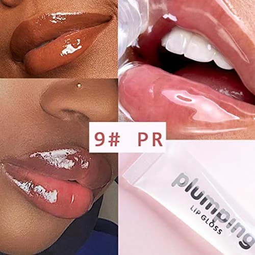 MAEPEOR Plumping Lipgloss 09#Transparent (1 Fl Oz) | High Shine Moisturizing Jelly Lip Gloss for Fuller Lips thumbnail 2