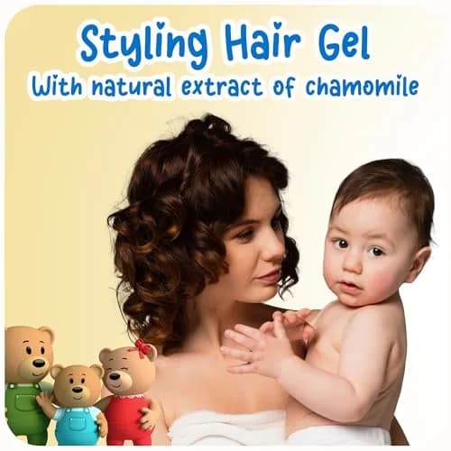 Ricitos de Oro Chamomile Hair Gel, 4.05 oz, 3-Pack | Gentle, Natural Hold for Kids thumbnail 2