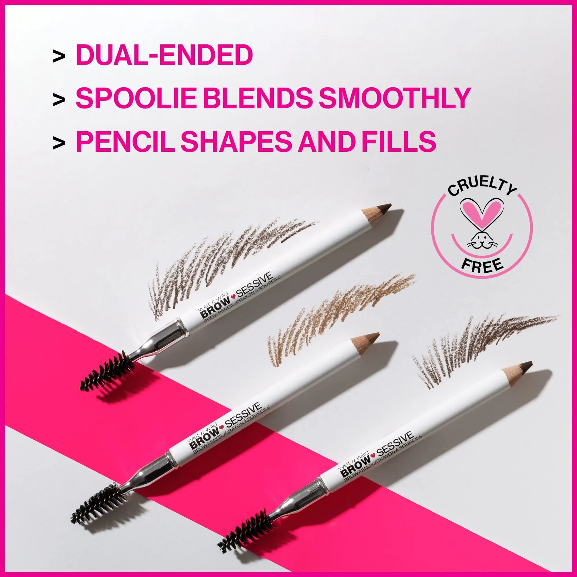 wet n wild Brow-Sessive Brow Pencil Taupe | Ultra-Precise Dual Ended Spoolie Brush for Perfect Blendable Shaping - view 3