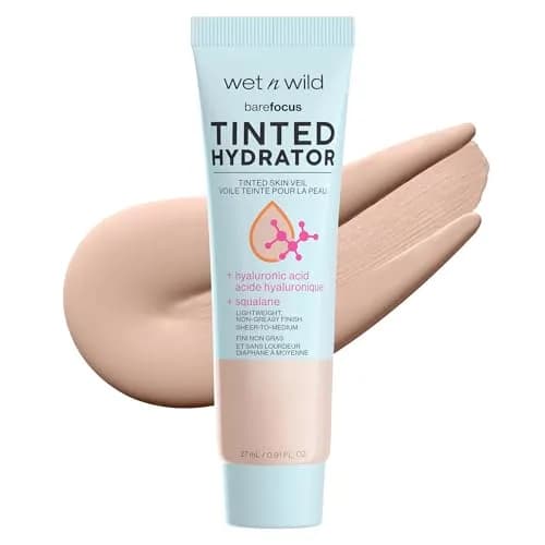 wet n wild Bare Focus Tinted Hydrator Skin Veil - Fair | Lightweight Tinted Moisturizer with Hyaluronic Acid - main product image
