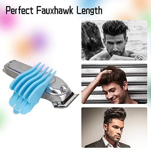 CR8GR8 Blue Hair Clipper Guides, 1.25" 1.5" 2" | Mega No.16 No.12 No.10 for Wahl Clippers thumbnail 5