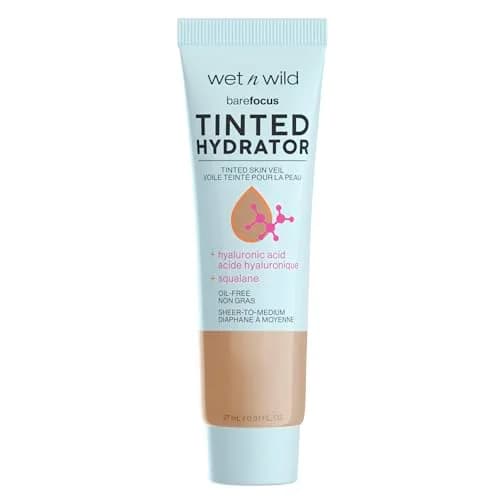 wet n wild Bare Focus Tinted Hydrator Skin Veil - Medium Tan | Lightweight Buildable Coverage 25.8 ml - main product image