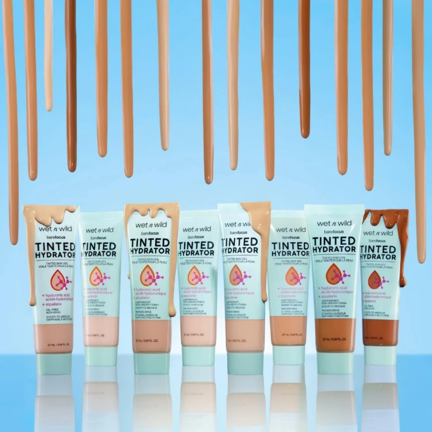 wet n wild Bare Focus Tinted Hydrator Skin Veil - Medium Tan | Lightweight Buildable Coverage 25.8 ml thumbnail 4