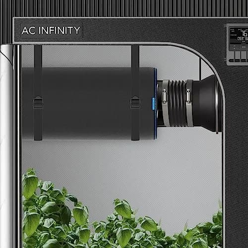 AC Infinity Air Carbon Filter 10" (24" L, 1249 CFM) with Australian RC412 Charcoal | Odor Control for Grow Tents & Hydroponics thumbnail 8
