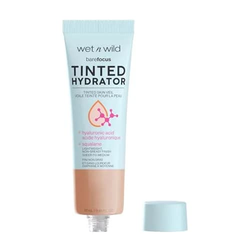 wet n wild Bare Focus Tinted Hydrator Skin Veil Tan Medium Deep 25ml (0.91 Fl Oz) | Buildable Coverage for Radiant Skin thumbnail 2