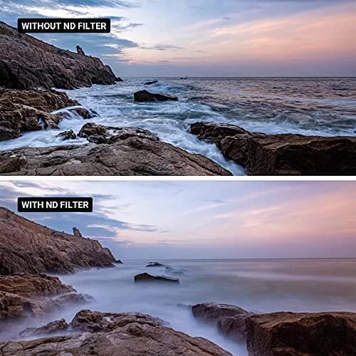 JJC 58mm Variable Neutral Density Filter ND2 to ND400 | Slim Fader ND for Canon & More thumbnail 2
