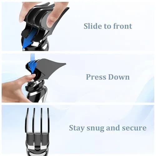 CR8GR8 Hair Clipper Guards, 3 Count | Fits Wahl Clippers, 2 Inch Long Style, Gray thumbnail 6