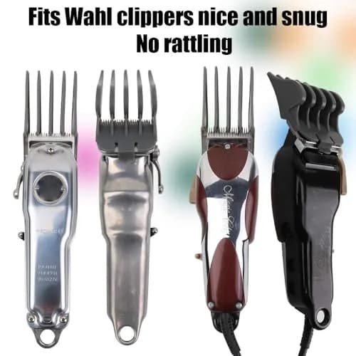 CR8GR8 Hair Clipper Guards, 3 Count | Fits Wahl Clippers, 2 Inch Long Style, Gray thumbnail 9