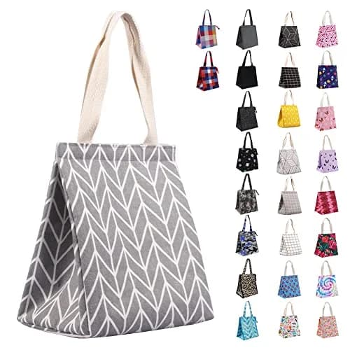 iknoe 9L Insulated Lunch Bag for Men & Women | Leak-Resistant Gray, Space Theme, Lightweight & Spacious, 9 Liters thumbnail 1