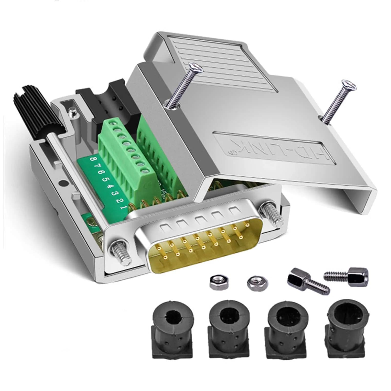ANMBEST DB15 Solderless Serial Adapter Male 15-Pin | Connect Legacy Devices in India - main product image