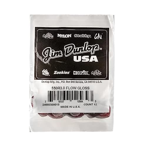 Jim Dunlop Flow® Gloss Pick 3.0MM | Precision Guitar Pick for Speed & Control thumbnail 4