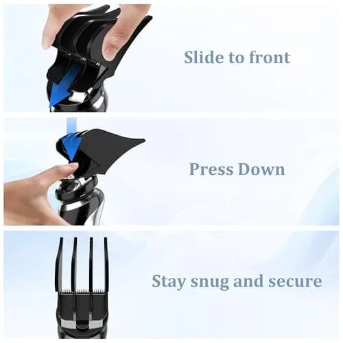 CR8GR8 Professional Hair Clipper Guards 1.25" 1.5" 2" | Fits Most Wahl Clippers (Black, 3-Count) thumbnail 6