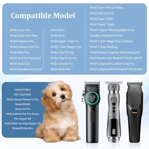 CR8GR8 Professional Hair Clipper Guards 1.25" 1.5" 2" | Fits Most Wahl Clippers (Black, 3-Count) thumbnail 7