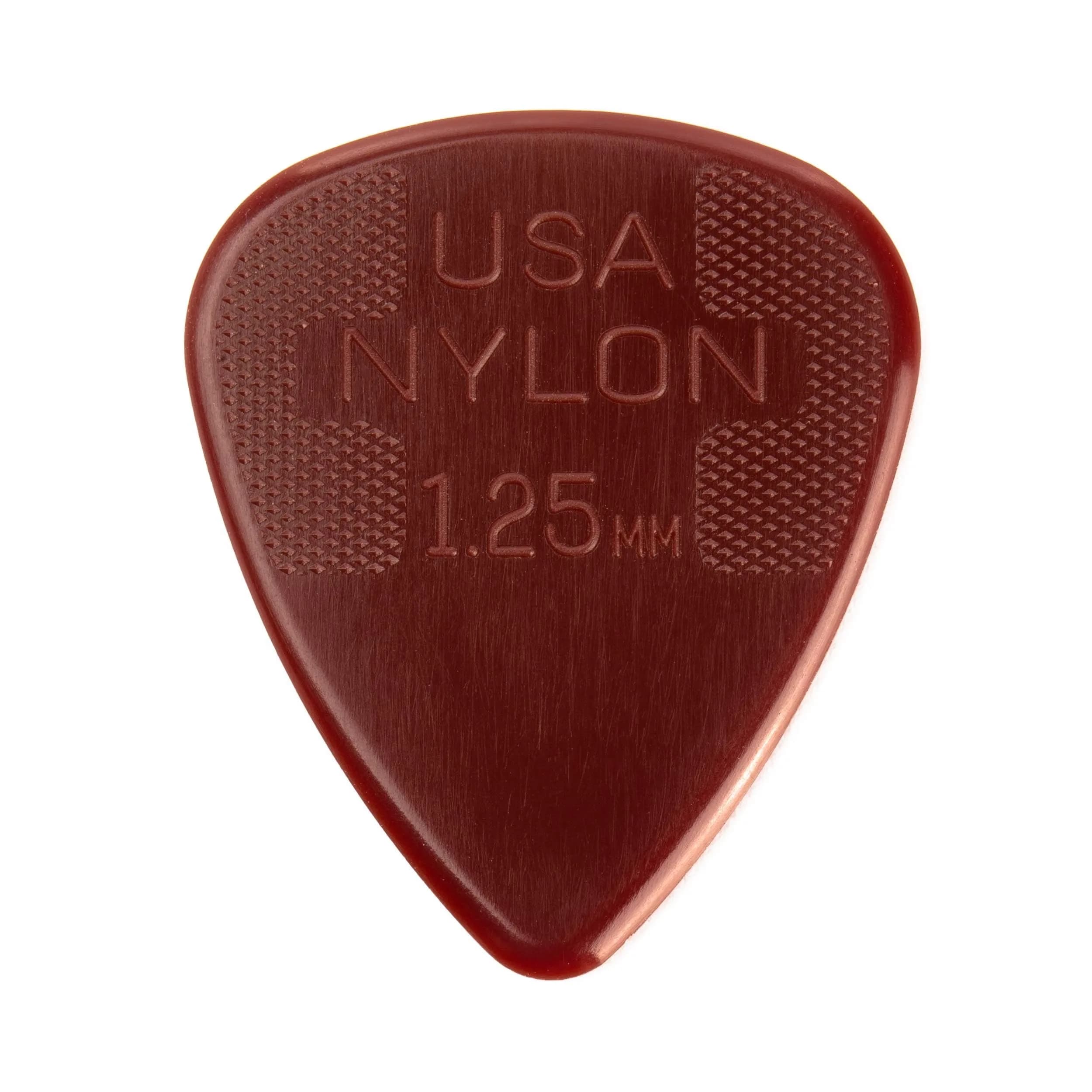 Jim Dunlop Nylon Standard 1.25mm Guitar Picks - 12 Pack - main product image