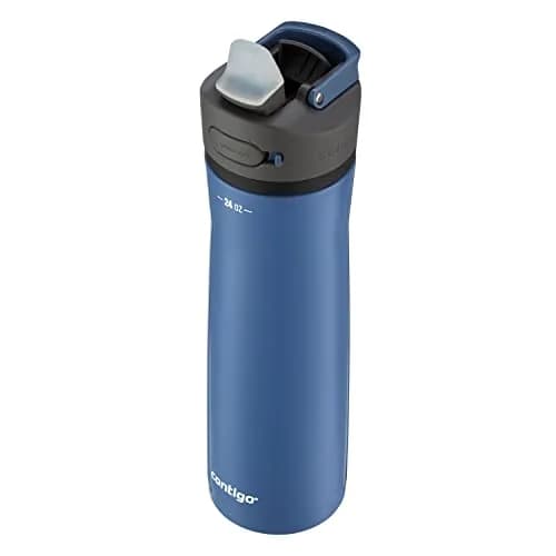 Contigo Ashland Chill Stainless Steel Water Bottle 710ml (24oz) | Keeps Cold 24 Hrs, Leakproof Lid thumbnail 1