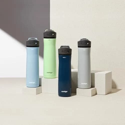 Contigo Ashland Chill Water Bottle 710ml (24oz) | Insulated Stainless Steel with AutoSpout Straw thumbnail 6