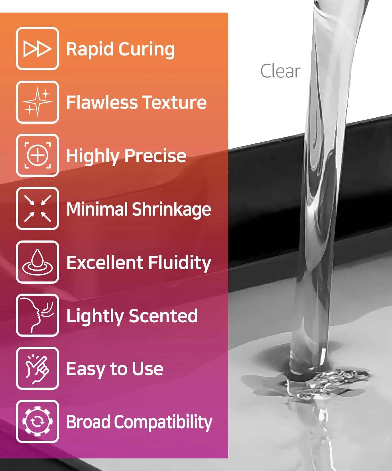 3DMaterials SuperFlex Flexible Rubber Resin 1000g (35.27 oz) | ISO 10993-5 Certified for Flexible Prototypes - view 7