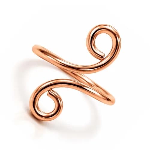 SHINDE EXPORTS Pure Copper Wire Ring for Men & Women | Adjustable & Uncoated thumbnail 1