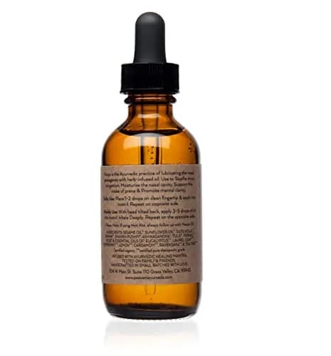 PAAVANI Nasya Oil, Organic Herb-Infused Nasal Oil with Brahmi | Sinus Relief & Moisturizer (1 Fl Oz) thumbnail 5